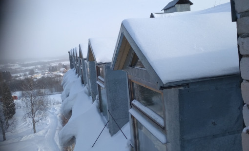 Очистка  от сосулек