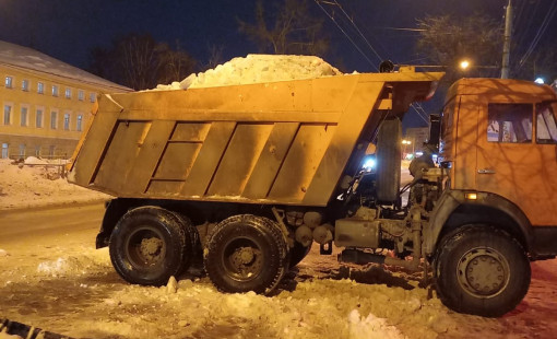 Вывоз и уборка снега в Вологде
